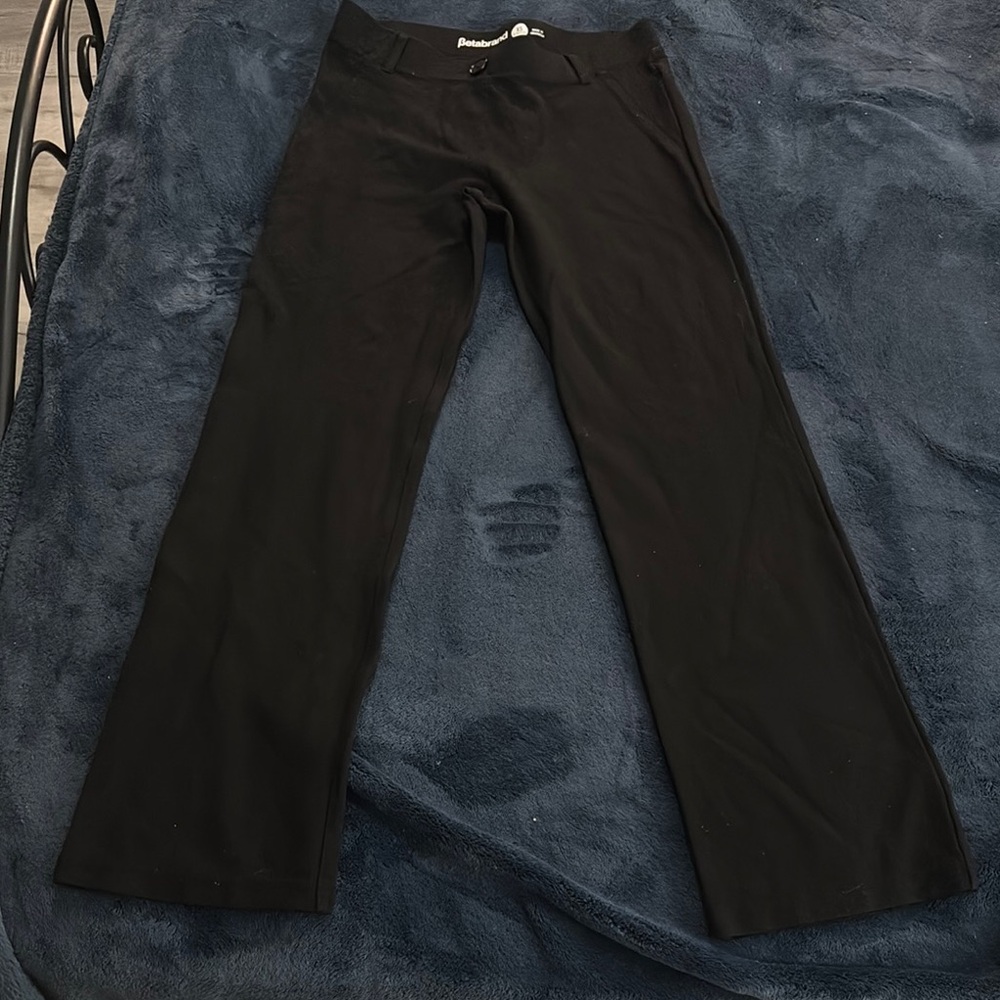 Betabrand Black Flared Trousers Size XS